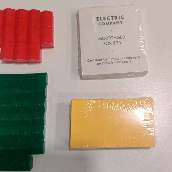 Monopoly Game Replacements: Deeds Chance Community Cards Houses Hotels 1996? New - Picture 3 of 6